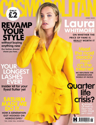 LAURA WHITMORE in Cosmopolitan Magazine, UK June 2020