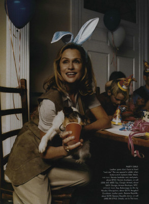 Lauren Hutton & Georgina Cooper ~ US Vogue April 1999 by Elaine Constantine