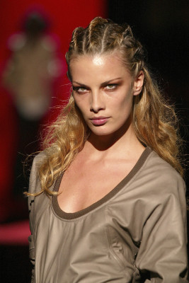 Lavinia Birladeanu for Gianfrance Ferré Milan spring 2005