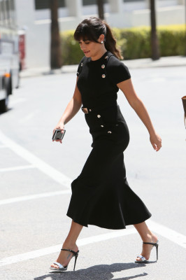 Lea Michele-EXTRA TV Show in Los Angeles