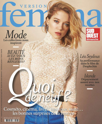Léa Seydoux – Femina Magazine 08/18/2019 Issue