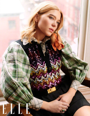 LEA SEYDOUX in Elle Magazine, China April 2020