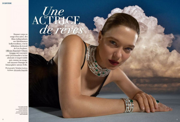 Lea Seydoux for Vanity Fair France, December 2023