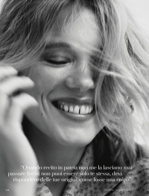 Lea Seydoux – iO Donna del Corriere Della Sera April 2019 Issue