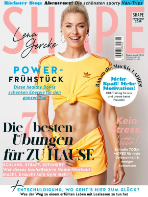 Lena Gercke – Shape Magazine Germany November 2019 Issue