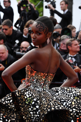 Leomie Anderson – “Once Upon a Time in Hollywood” Red Carpet at Cannes 