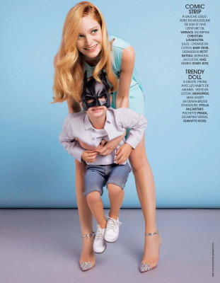 Lesly Masson ~ Madame Figaro March 2012 by Philippe Biancotto