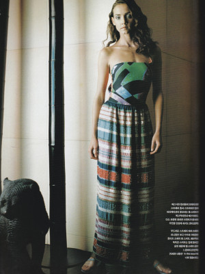 Lidia Egorova ~ Vogue Korea March 2000