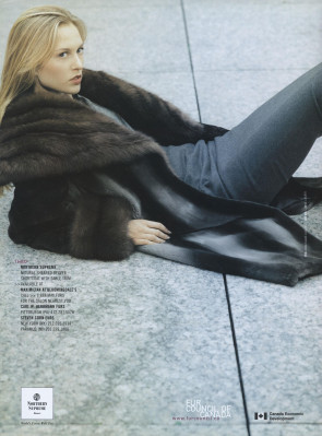Liisa Winkler for Fur Council Of Canada Fall/Winter 1998
