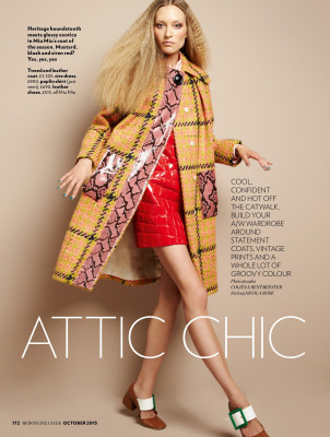 Liisa Winkler ~ Red UK October 2015 by Coliena Rentmeester
