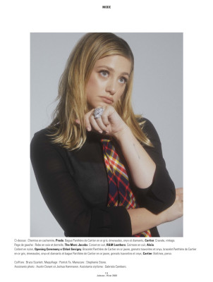 LILI REINHART in Jalouse Magazine, France Spring 2020