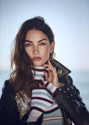 Lily Aldridge - Boo George Photoshoot for Elle April 2018