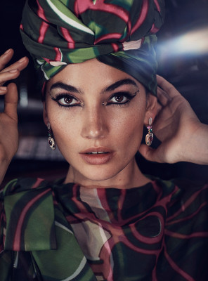 Lily Aldridge - Harper’s Bazaar Arabia’s December 2017