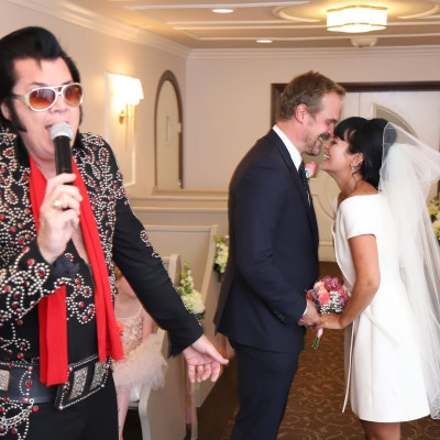 David Harbour &amp; Lily Allen Las Vegas Wedding | 2020