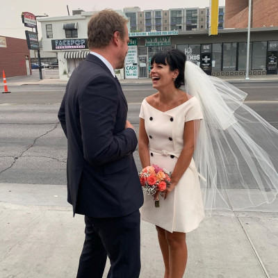 David Harbour &amp; Lily Allen Las Vegas Wedding | 2020