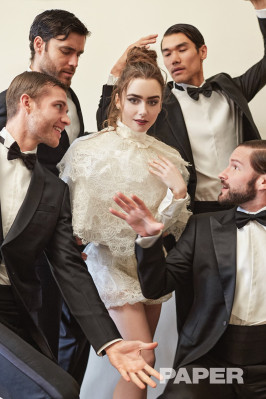 Lily Collins-Paper Magazine