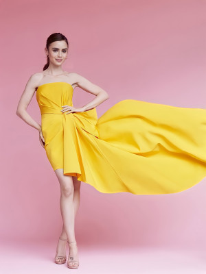 Lily Collins by Alexi Lubomirski for Elle Québec &amp; Lancôme (2021)