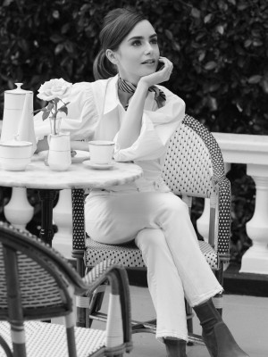 Lily Collins by Alexi Lubomirski for Elle Québec &amp; Lancôme (2021)