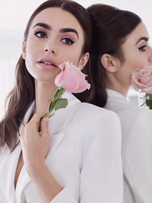 Lily Collins by Alexi Lubomirski for Elle Québec &amp; Lancôme (2021)