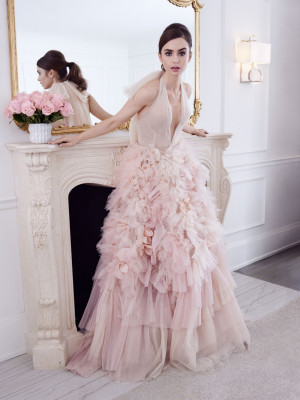 Lily Collins by Alexi Lubomirski for Elle Québec &amp; Lancôme (2021)