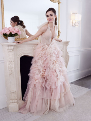 Lily Collins by Alexi Lubomirski for Elle Québec &amp; Lancôme (2021)