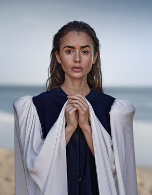 Lily Collins by Sam Taylor-Johnson for L’Officiel || Winter 2020