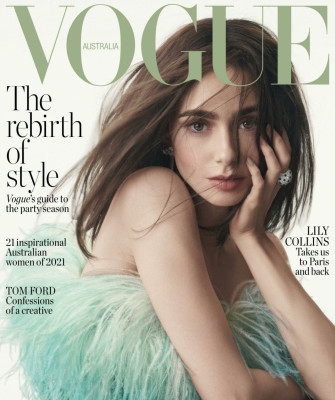 Lily Collins - Vogue Australia (December 2021)