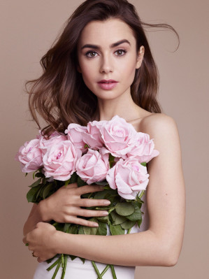 Lily Collins by Alexi Lubomirski for Lancôme x ELLE Québec (2021)