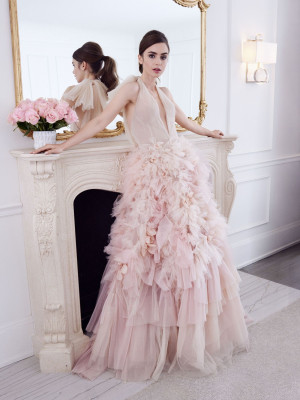 Lily Collins by Alexi Lubomirski for Lancôme x ELLE Québec (2021)