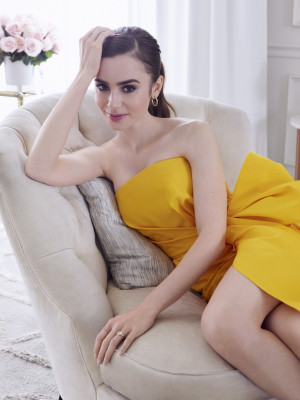 Lily Collins by Alexi Lubomirski for Lancôme x ELLE Québec (2021)