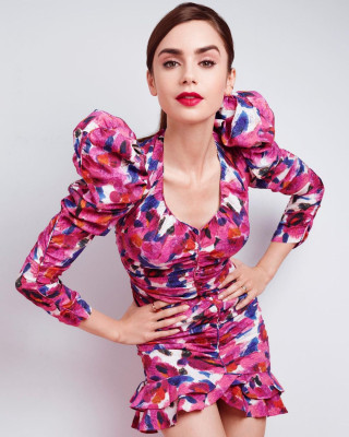 Lily Collins by Alexi Lubomirski for Lancôme x ELLE Québec (2021)