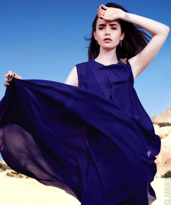 Lily Collins – Glamour Magazine Mexico July 2017 