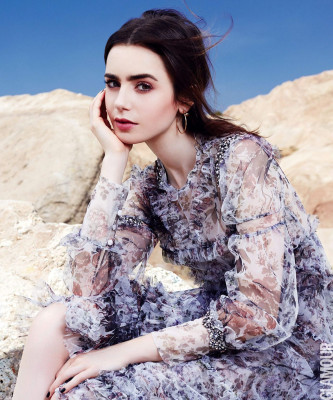 Lily Collins – Glamour Magazine Mexico July 2017 