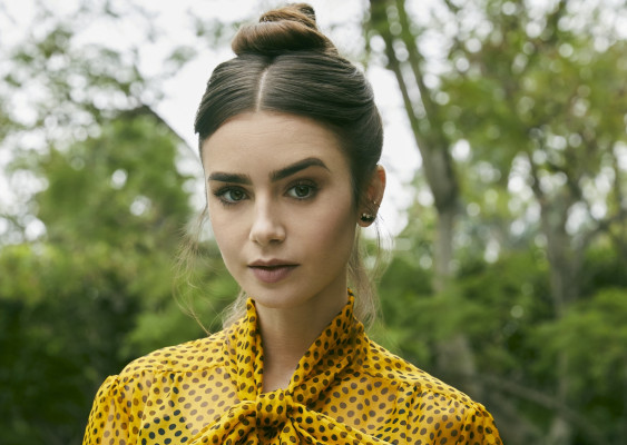 Lily Collins by G L Askew II for Backstage || 2020