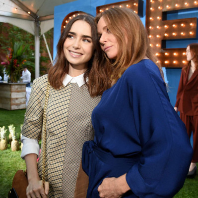 Lily Collins – Stella McCartney Resort 2018 presentation in New York