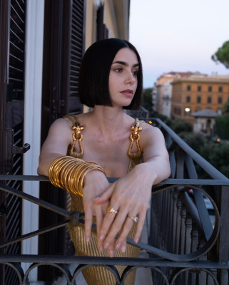 Lily Collins by Mike Desir