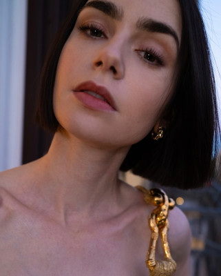 Lily Collins by Mike Desir