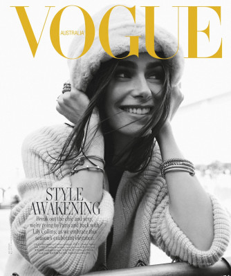 Lily Collins by Ned Rogers for Vogue Australia (December 2021)