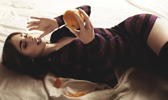 Lily Collins by Ned Rogers for Vogue Australia (December 2021)