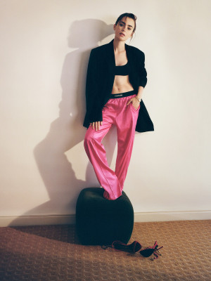 Lily Collins by Olivia Malone for Porter (2022)