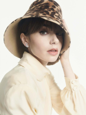 Lily Collins by Sanchez &amp;amp; Mongiello for Harper’s Bazaar (Jan 2023)