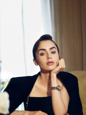 Lily Collins by Olivia Malone for Porter (2022)