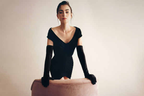 Lily Collins by Olivia Malone for Porter (2022)
