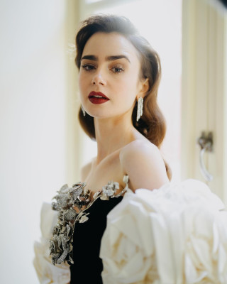 Lily Collins by Nisha Johny and Jonathan Jacobs 