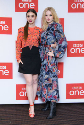 Lily Collins-BBC One&#039;s &quot;Les Miserables&quot; Photocall