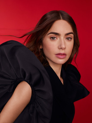 Lily Collins by Thomas Whiteside for El País (Dec 2021)