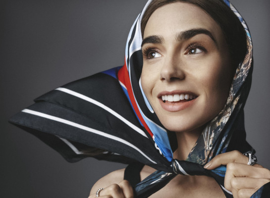 Lily Collins by Ned Rogers for Vogue Australia (December 2021)