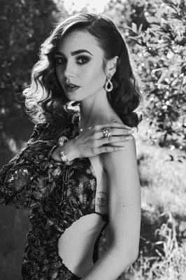 Lily Collins - 78th Annual Golden Globe Awards | Feb 28, 2021