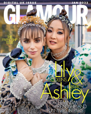 Lily Collins-Glamour UK,January 2022
