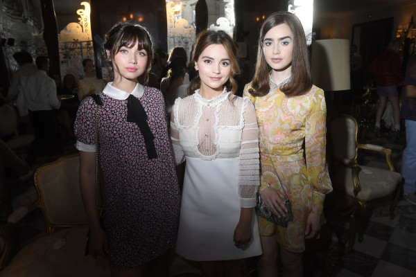 Lily Collins-Miu Miu 2019 Cruise Collection